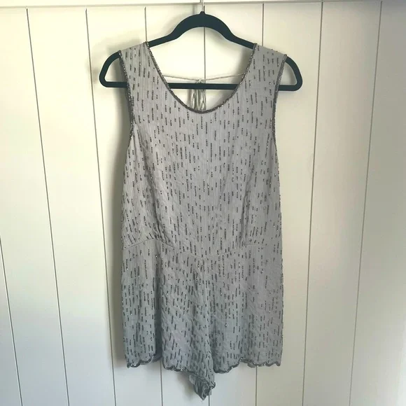 ❌N/A❌ Free People beaded romper - Picture 7 of 15